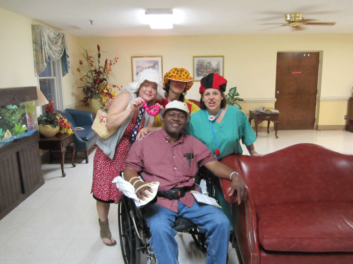 WorldLegacy Leadership Graduates Stretch For Elderly